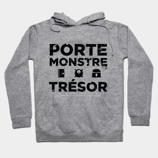 Porte - Monstre - Trésor Hoodie by RollForTheWin